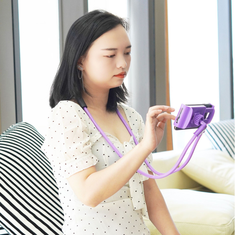 Benos Držač za telefon i tablet s lancem na vratu, model xw-3, plastični
