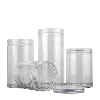 Пластмасова консервна кутия за храна, PET, 300 мл, с кристално капаче, персонализируема