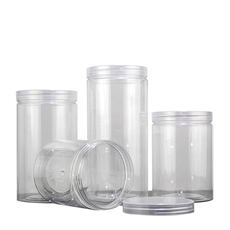 Пластмасова консервна кутия за храна, PET, 300 мл, с кристално капаче, персонализируема