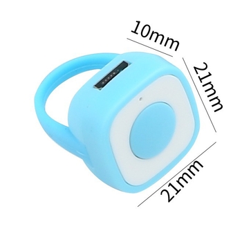 Bluetooth ujjgyűrű szelfikhez, modell ZL-01, Bluetooth 4.0, ABS + szilikagél, tömeg kb. 4 g