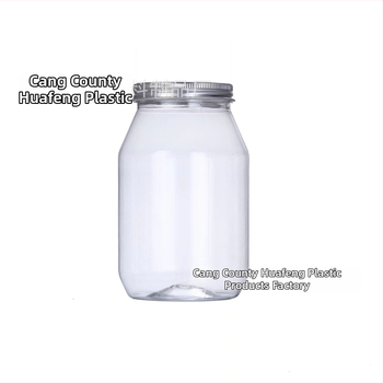 PET proziran zatvarač za pakiranje, aluminijski poklopac, plastična posuda, 500 ml, model 65130, Huafeng, podrijetlo Cangzhou