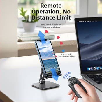 Tölthető Bluetoothos Selfie Stick távirányítóval – Zoom funkció, ABS kivitel, 15 g, Bluetooth 5.0, Modell ZL-M9