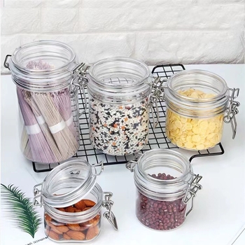 550ml PET kozmetička posuda sa silikonskom brtvom i nehrđajućim čeličnim stezalima