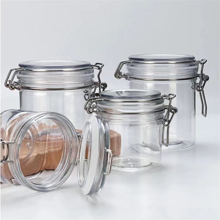 550ml PET kozmetička posuda sa silikonskom brtvom i nehrđajućim čeličnim stezalima