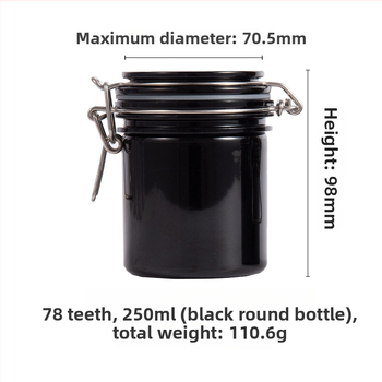 Okrugla PET plastična zatvorena posuda za kupanje s poklopcem; prilagodljivo procesiranje; tisak logotipa