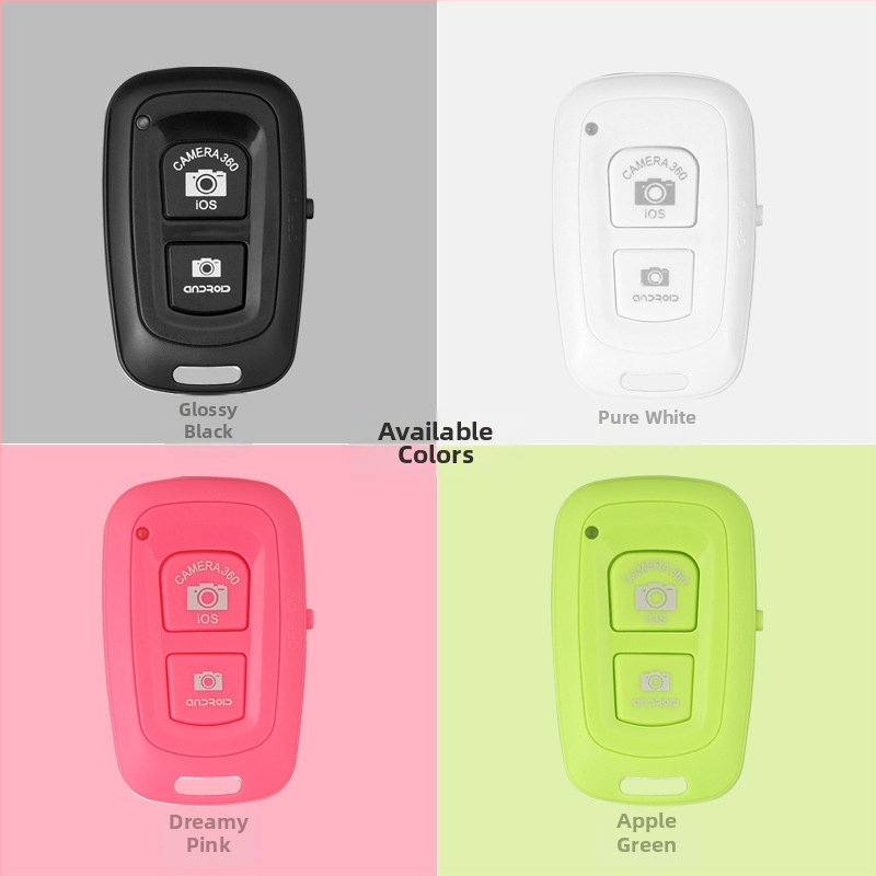 Bluetooth diaľkové ovládanie na selfie – Dve tlačidlá, Bluetooth 4.0, ABS, 12 g