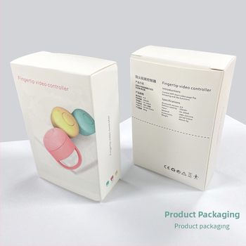 Bluetooth prsteň pre selfie ovládač s tlačidlom Like a stránkami — Model Fingertip Praise 01, Bluetooth 5.0, ABS silica gel, približne 4 g