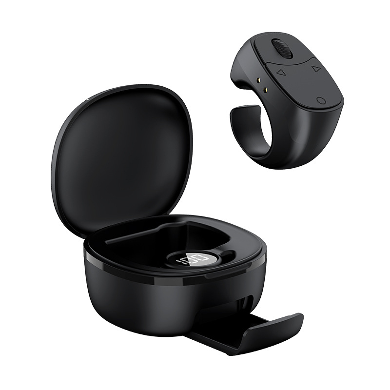 TikTokhoz tervezett telefon-gombás távirányító - Bluetooth 5.3, ABS anyag, modell Jx12, 57 g, zoom és selfie, töltőtok