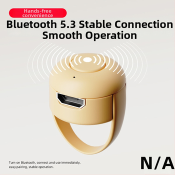 Bluetooth дистанционен пръстен за селфи - модел Fingertip Like Device 01, Bluetooth 4.0, ABS, артикул ltao706218563966