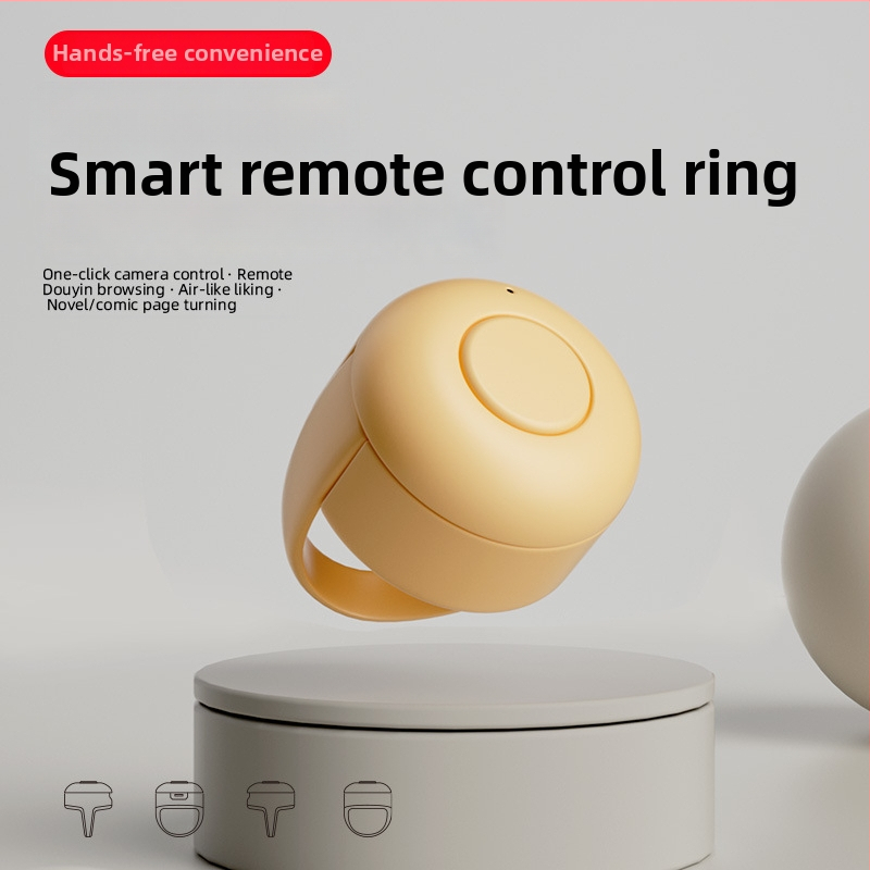 Bluetooth дистанционен пръстен за селфи - модел Fingertip Like Device 01, Bluetooth 4.0, ABS, артикул ltao706218563966