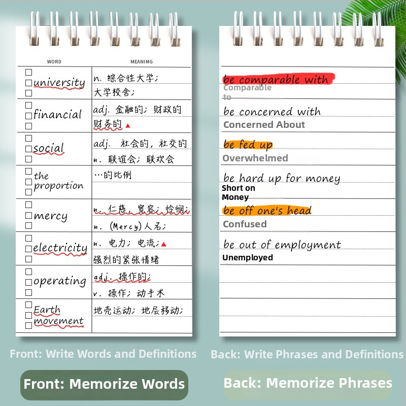 Spirálkötéses zsebjegyzetfüzet, vastított kivitel, 80 oldal, testreszabás nélkül, IP-engedély nélküli