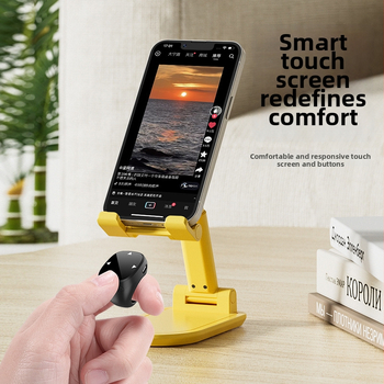 JX-13 Bluetooth prsteňový diaľkový ovládač pre smartfón – Ovládanie kamery, Selfie časovač, Nabíjací box, Model: JX-13; Bluetooth 4.0; Materiál: Plast