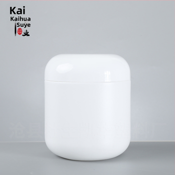 Posuda za proteinski prah – HDPE plastična posuda s poklopcem, kapacitet 500 g, prilagodljivo pakiranje