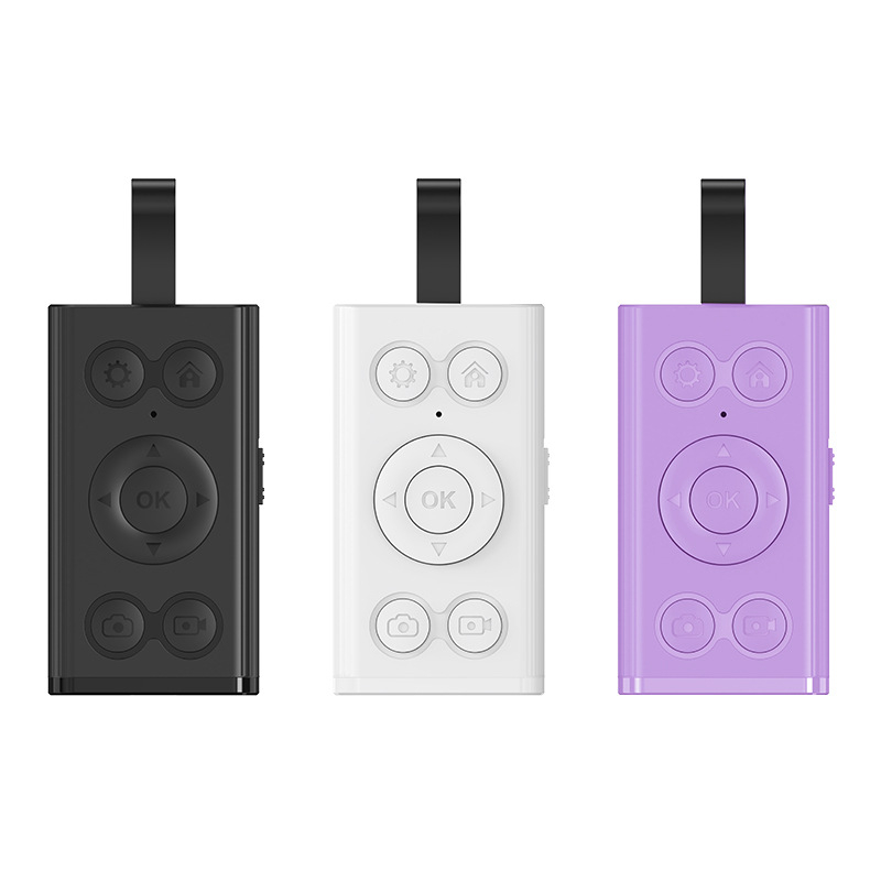 Punjenje Bluetooth video daljinski upravljač za pametne telefone (Gumb za selfie, Like, Prelistavanje stranice) (DY18; BT 4.2; ABS; 35 g)