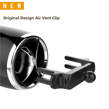 Držiak na automobil pre kruhový výduch vzduchu - plast, model 1229-1, možnosť personalizácie, držiak na telefón a navigáciu