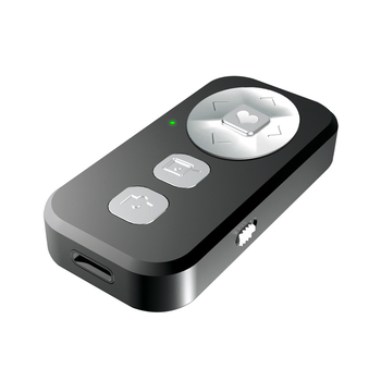 BK-CH2A Bluetooth daljinski upravljač za telefon – dvostruki način fotografiranja (zoom i fokus), upravljanje videom i prebacivanje stranica; domet 15 m; Bluetooth 5.0; kompatibilan s iOS-om, Androidom i HarmonyOS