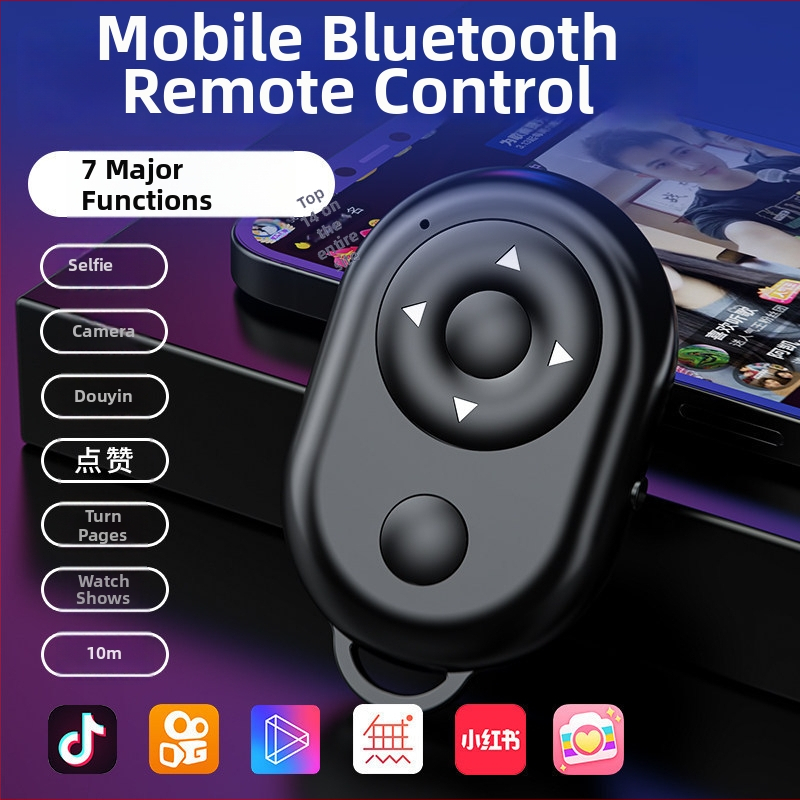 Okostelefonhoz Bluetooth selfie távirányító, ABS anyag, vezeték nélküli kamera-vezérlés, Bluetooth 4.0, 20 g