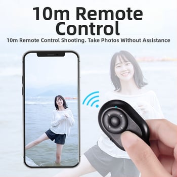 Bluetooth daljinski upravljač za pametni telefon s okretanjem stranica i selfie pritiskom — Bluetooth 4.0, ABS kućište, 12 g, Model LC