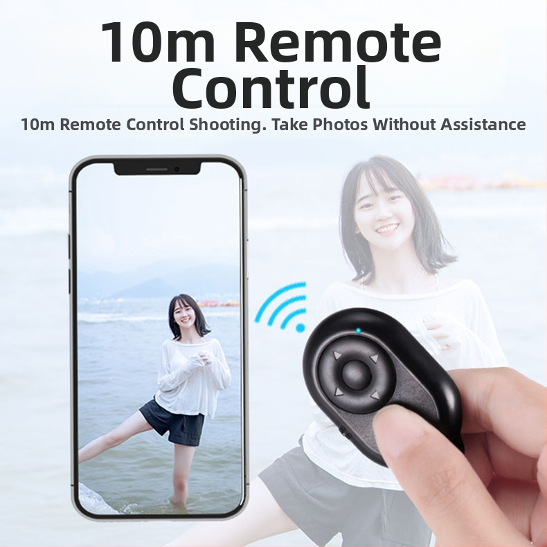 Bluetooth daljinski upravljač za pametni telefon s okretanjem stranica i selfie pritiskom — Bluetooth 4.0, ABS kućište, 12 g, Model LC