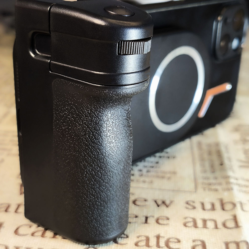 SH-85A: suport pentru telefon cu MagSafe magnetic și Bluetooth pentru fotografii, stand de birou și mâner — Model SH-85A; Bluetooth 4.0; Material ABS; Greutate 85 g