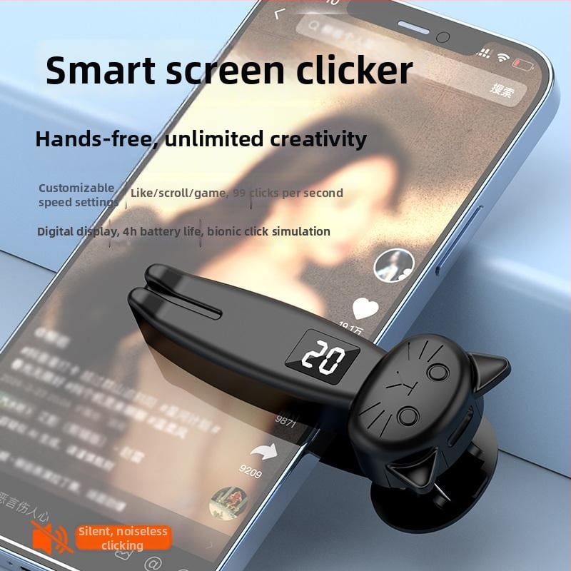 Automatski klikalac za ekran mobilnog telefona, Bluetooth 5.3, ABS kućište, model jx, marka Xin Ke Zhi Niu