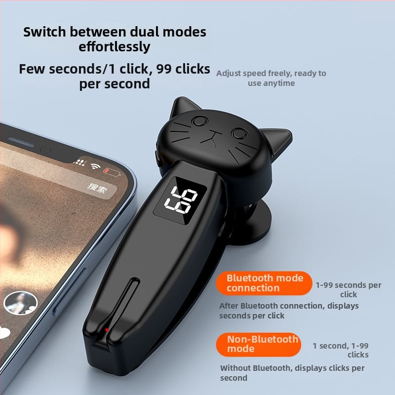 Automatski klikalac za ekran mobilnog telefona, Bluetooth 5.3, ABS kućište, model jx, marka Xin Ke Zhi Niu