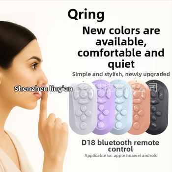 Bluetooth selfie diaľkové ovládanie pre telefóny a tablety, Qring BLE-M3, D18, uvedené v roku 2025, skladom