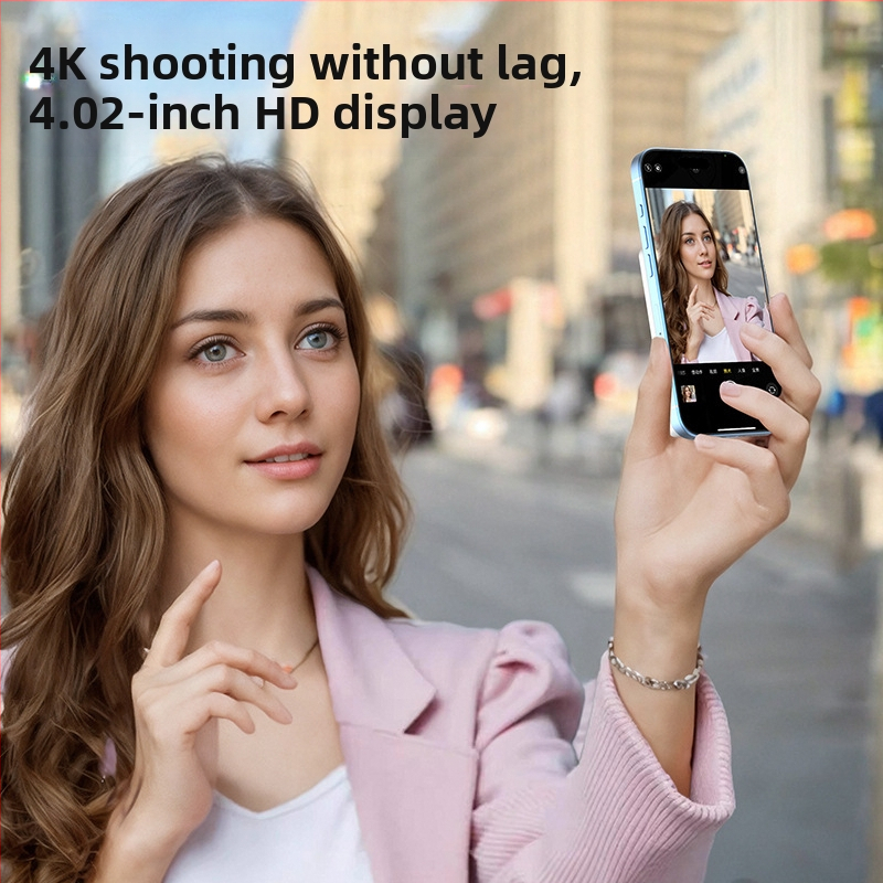 Haichi T1 Pro uređaj za selfie projekciju za mobitel, magnetski bežični zaslon za prijenos uživo - Bluetooth 5.0, ABS, 150 g