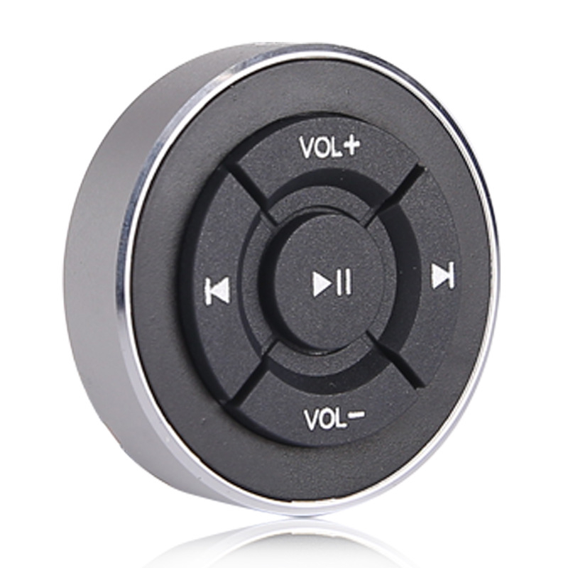 Bluetooth multimediálny gomb s tlačidlom na selfie a ovládaním hudby na volante — BT-M3, Bluetooth 4.0, ABS, 65 g