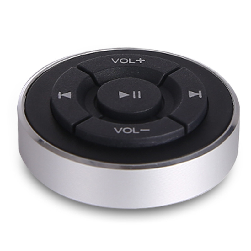 Bluetooth multimediálny gomb s tlačidlom na selfie a ovládaním hudby na volante — BT-M3, Bluetooth 4.0, ABS, 65 g