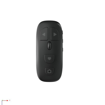 Telecomandă Bluetooth pentru telefoane mobile cu fotografiere, zoom, comutare lentile, derulare pagini și control muzică (KR-06, Bluetooth 5.3, ABS, 24 g)
