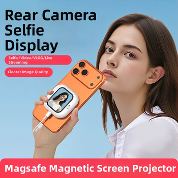Zariadenie pre selfie s displejom X3 — magnetické zadné uchytenie, Bluetooth 4.0, ABS, 300 g, univerzálna kompatibilita