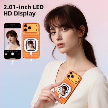 Zariadenie pre selfie s displejom X3 — magnetické zadné uchytenie, Bluetooth 4.0, ABS, 300 g, univerzálna kompatibilita