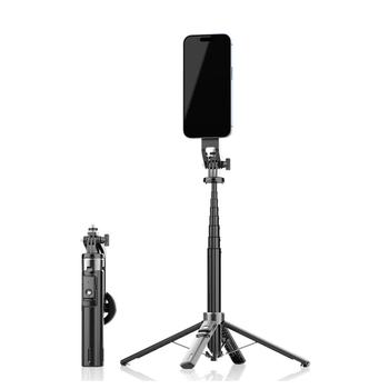 P135 Magnetni Selfie Štap za Mobitele, Aluminijska Legura, Proširivi Tripod, Stabilizacija Anti‑Shake, Bluetooth Daljinsko Upravljanje