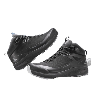 Мъжки зимни хайкинг обувки за сняг, висок връх, антихлъзгаща подметка, подплатени с флис, горна част nylon+кожа, Phylon средна подметка