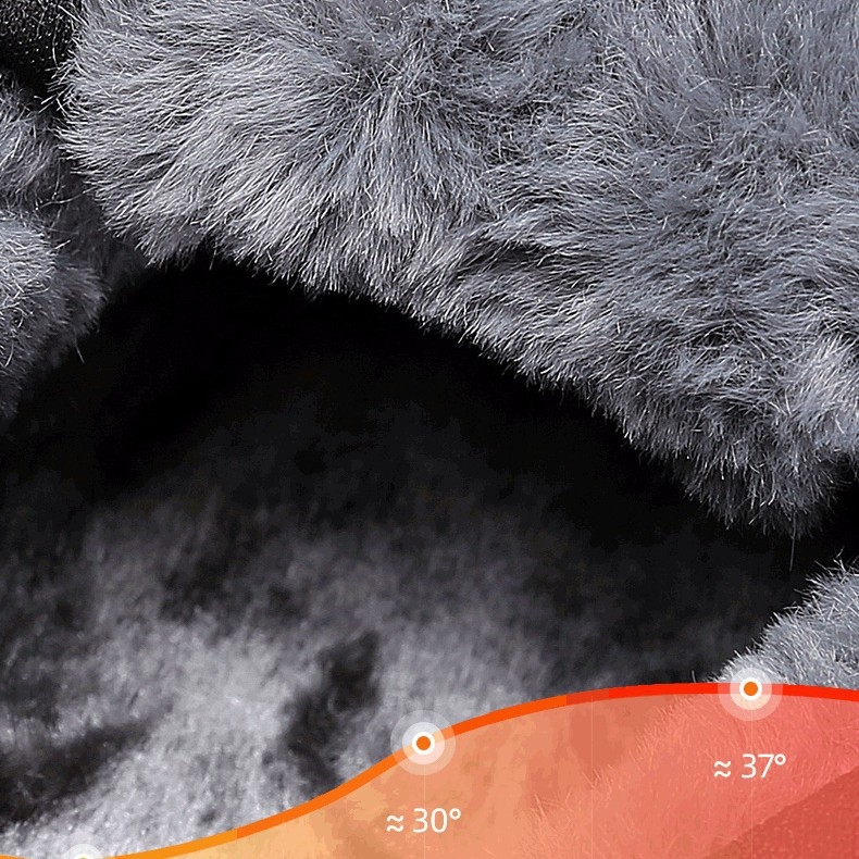 Мъжки зимни хайкинг обувки за сняг, висок връх, антихлъзгаща подметка, подплатени с флис, горна част nylon+кожа, Phylon средна подметка