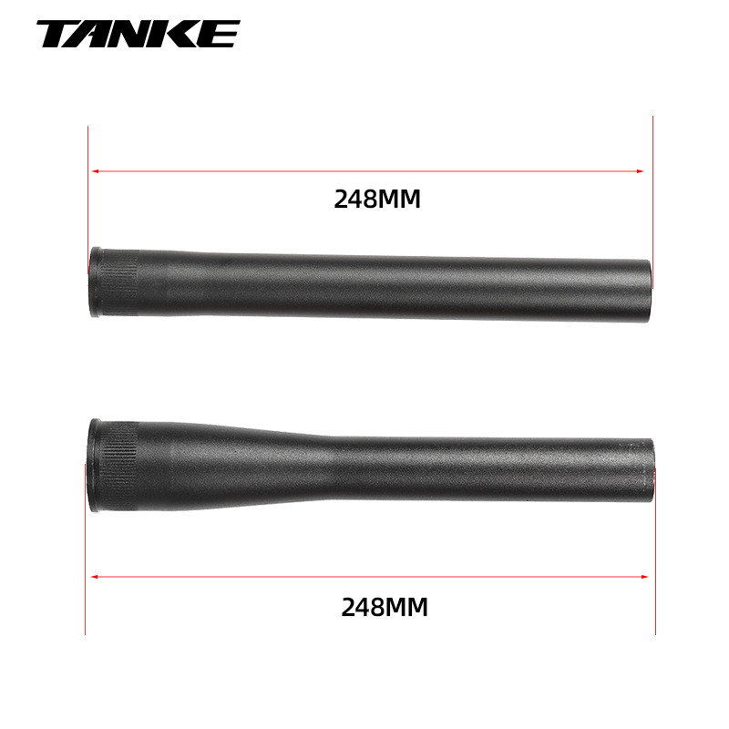 Kerékpár villa fejcső — alumíniumötvözet, egyenes és kúpos cső, egyedi feldolgozás, Tanke