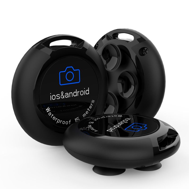 Nepremokavný Bluetooth diaľkový ovládač pre selfie, dosah 15 m, pre mobilné telefóny