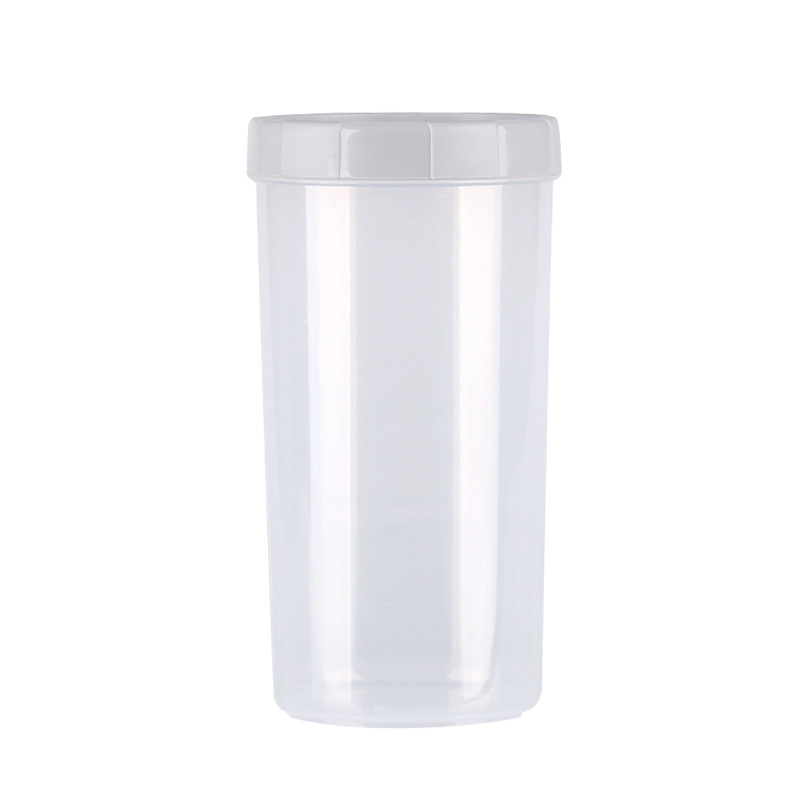 Zatvorena posuda za skladištenje hrane (otporna na insekte, prehrambena kvaliteta, okrugla od plastike, 501-800 ml, prikladna za mikrovalnu pećnicu)