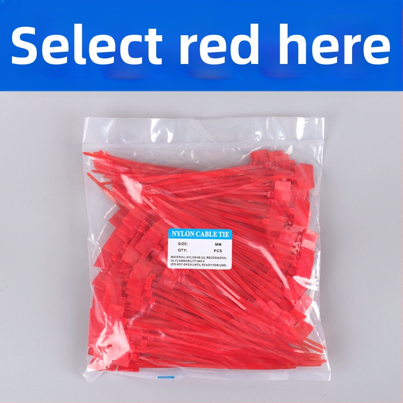 Kabelske stezaljke za označavanje PA66 materijal; Marka Jiutai; paket od 100 komada uz naljepnicu i olovku; Podrijetlo: Wenzhou, Zhejiang, Kina.