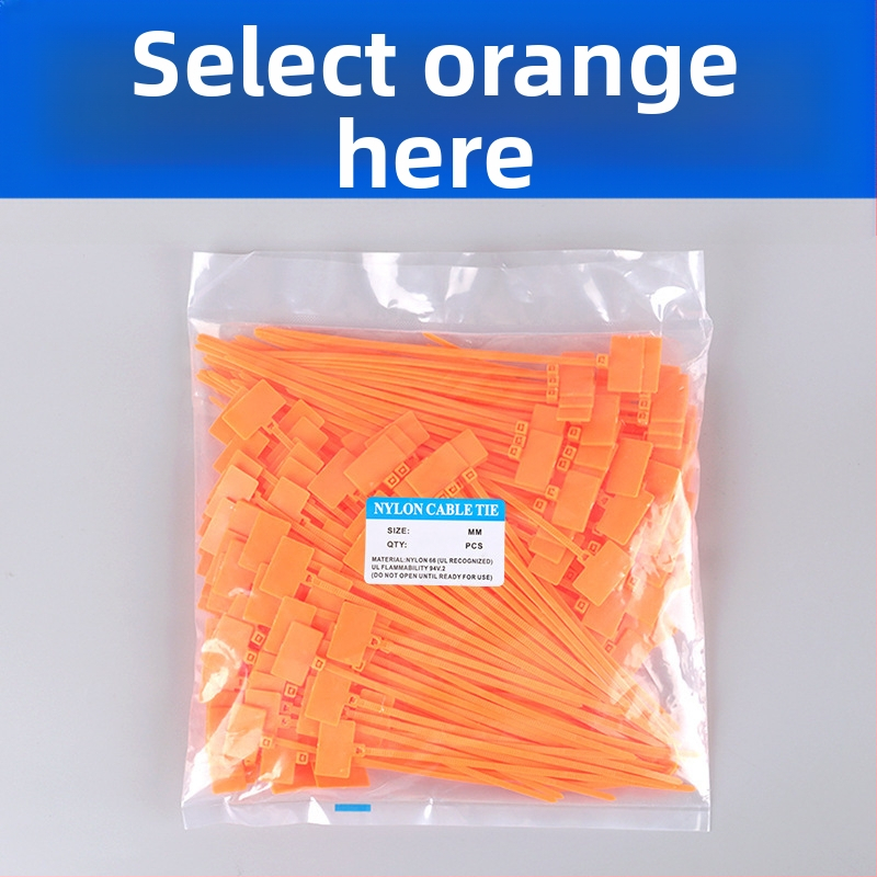 Kabelske stezaljke za označavanje PA66 materijal; Marka Jiutai; paket od 100 komada uz naljepnicu i olovku; Podrijetlo: Wenzhou, Zhejiang, Kina.