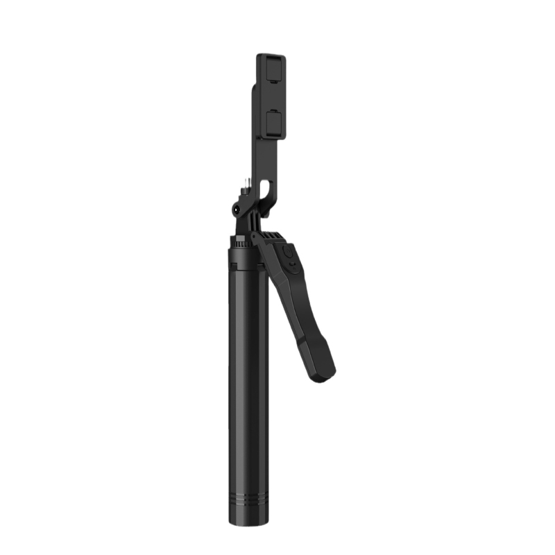 Selfie Stick cu Trepied Patru Picioare pentru Streaming în Aer Liber, LED Lumina, Extensibil, Telecomandă Bluetooth, Anti-Tremur