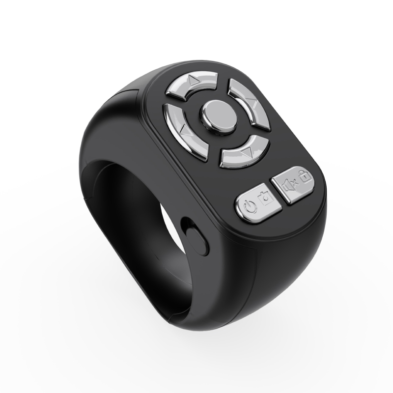 T33 Bluetooth 4.0 prstenasti daljinski upravljač za kameru tableta/telefona – ABS, 80 g, Selfie i prelistavanje stranica
