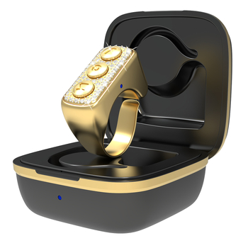 D03 telecomandă Bluetooth pentru telefon – inel selfie, Bluetooth 5.0, ABS, greutate 90 g