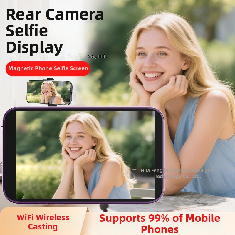 Projektor obrazovky pre mobilný telefón, magnetická obrazovka, model T1, Bluetooth 4.0, plast, 100 g