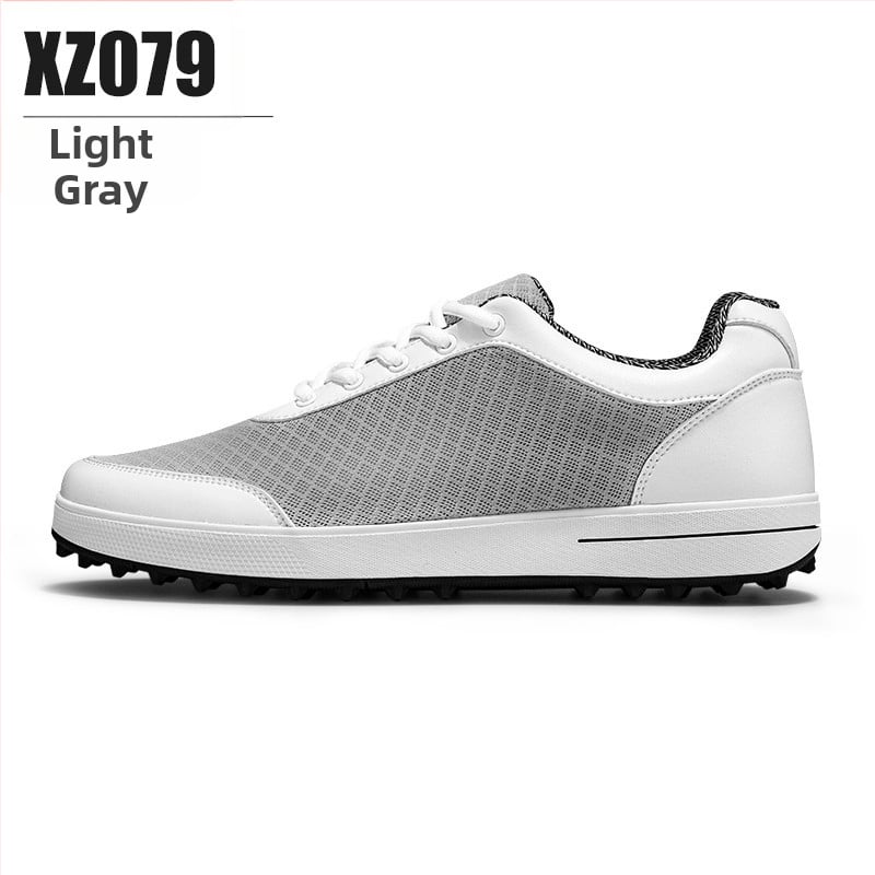 PGM Pantofi golf pentru bărbați – Ușori, Parte superioară din plasă, Talpă EVA, Talpă din cauciuc antiderapant, Profil scăzut