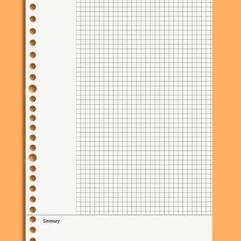 B5 odvijački bilježnica s linijama, zamjenjive stranice i prozirni dokument binder s preklopnim stranicama