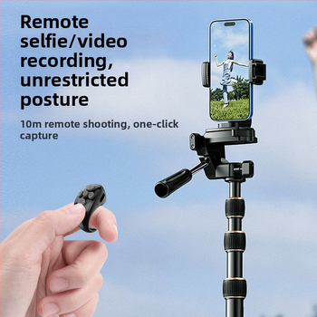 Ly-09 gyűrűs Bluetooth távirányító rövid videókhoz, Bluetooth 5.3, ABS anyag, tömeg 10