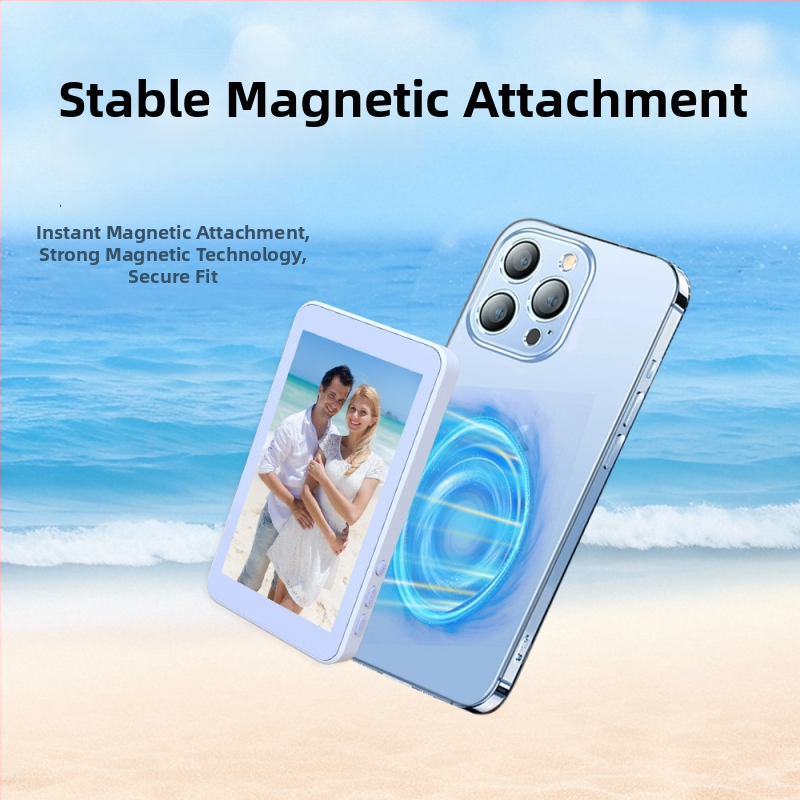 Bezdrôtový selfie projektor pre mobilný telefón so zvukom a displejom s vysokým rozlíšením (Model: Druhá generácia; Bluetooth 4.0; Materiál: Plast; Hmotnosť: 156 g)