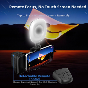 Treatment Bluetooth shooting aid – kompakt okostelefon-fogó, ABS anyag, Bluetooth 4.0, súly 100 g, modell: Bluetooth shooting aid